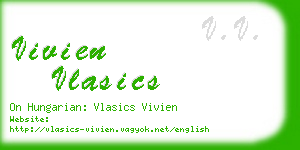 vivien vlasics business card